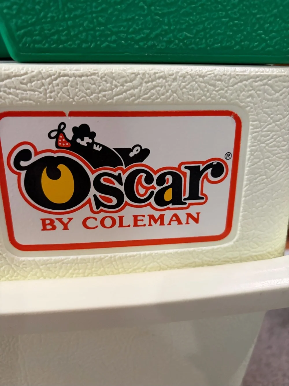 Coleman Oscar Two-Tone Green and Cream Cooler